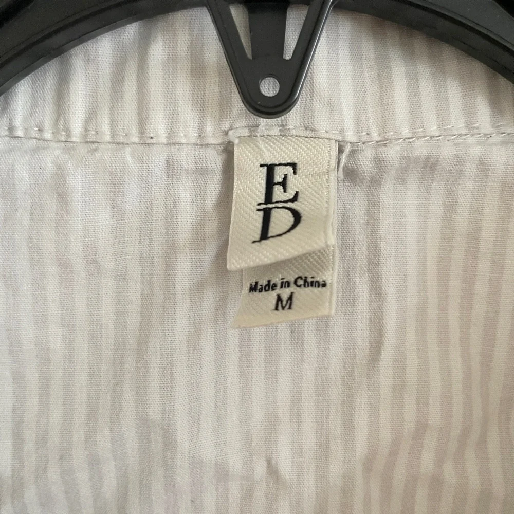 Women’s Striped White Pajama Set - Picture 3 of 7